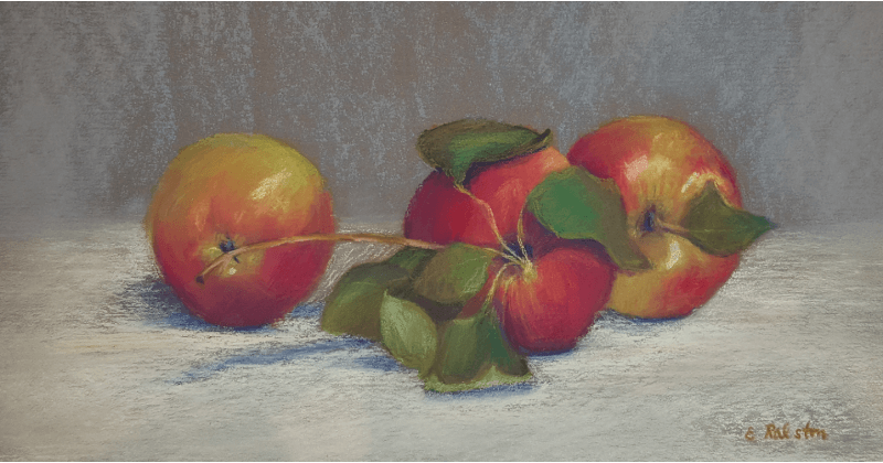 Apple Trio - 8x14