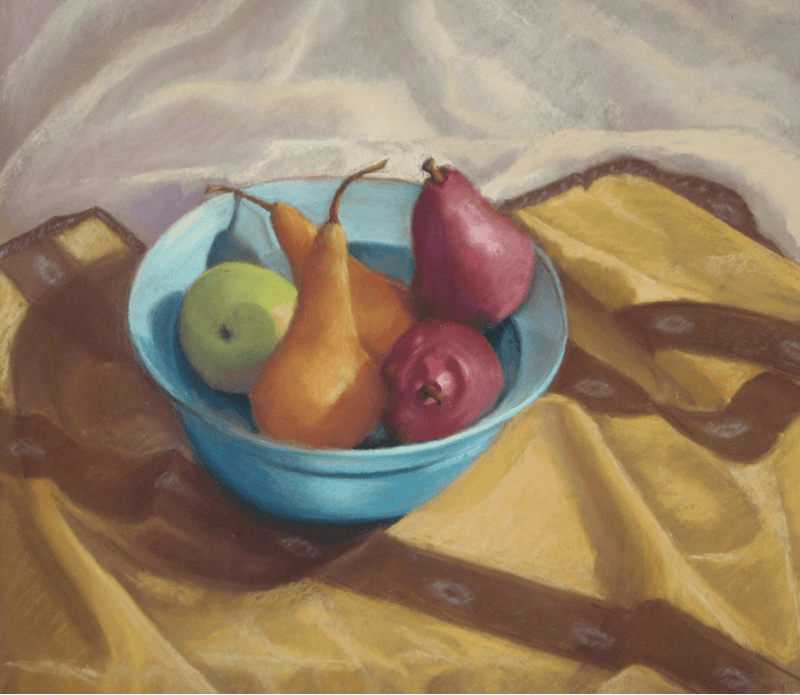 Bowl of Pears - 18x18